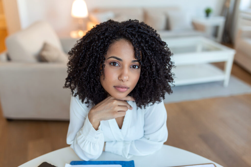 Black Professional Woman at Desk